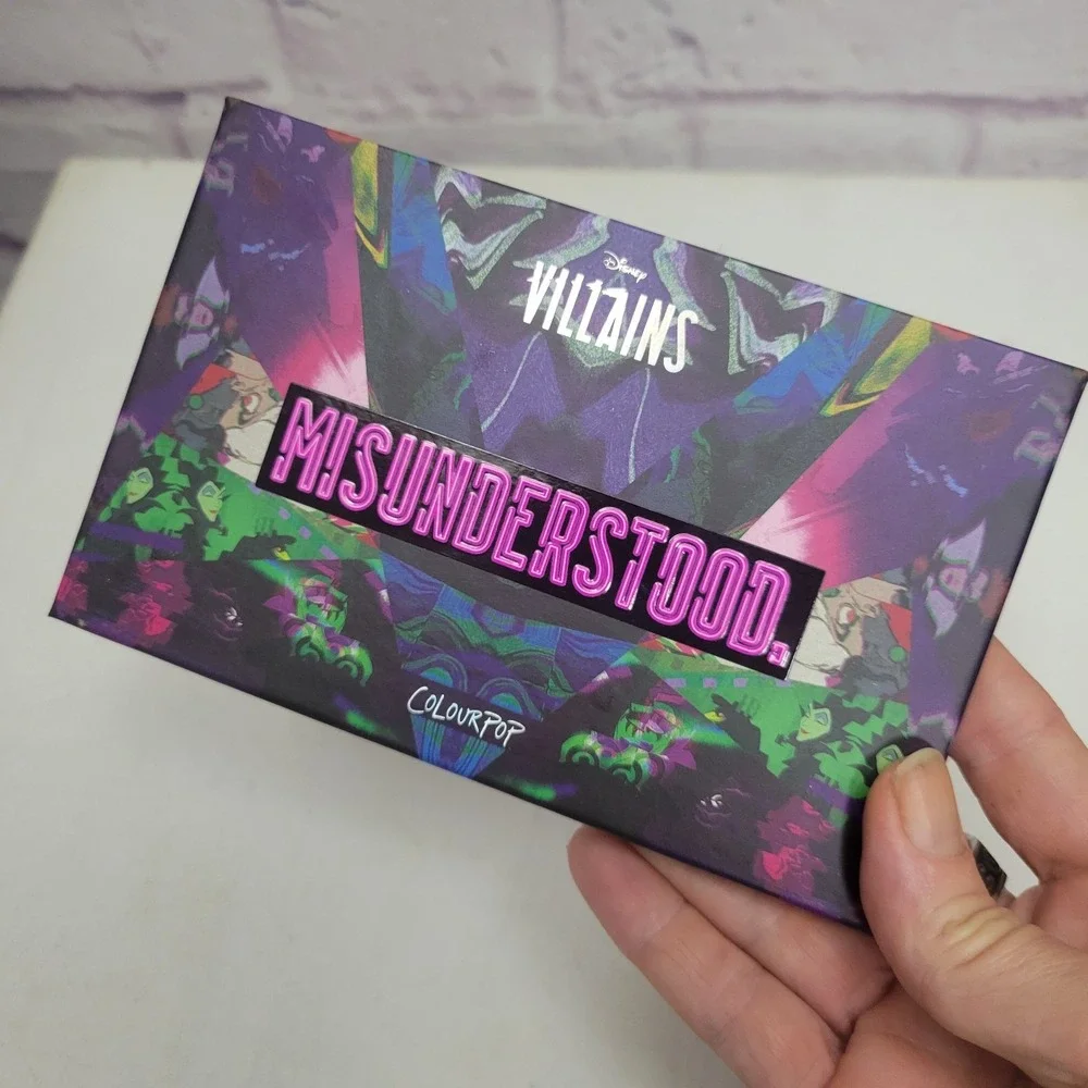 NEW No Box Colourpop x Disney Villains Misunderstood‎ Pressed Powder Eye Palette